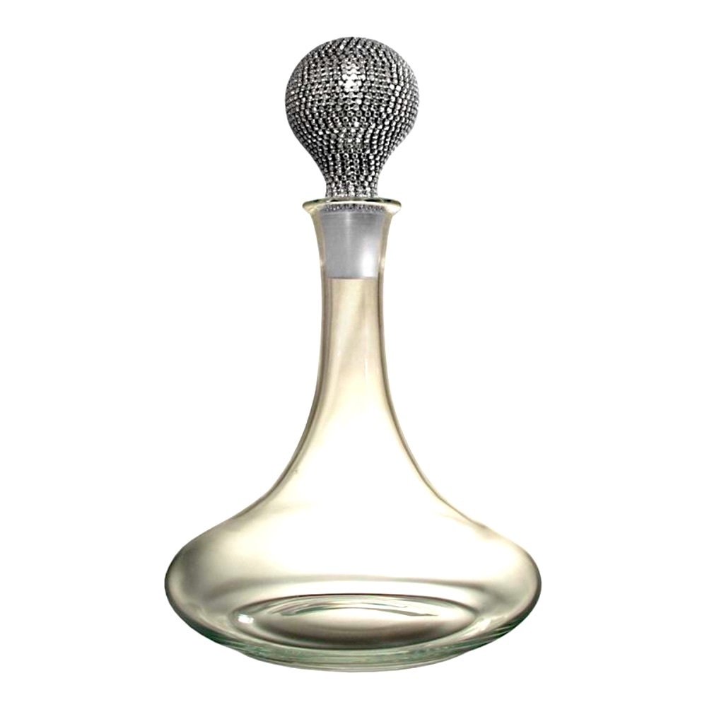 Princess Decanter With diamonds Crystal Topper high quality